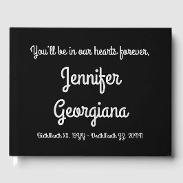 Elegant, eerbiedwaardig begrafenis/Memorial Guest Gastenboek