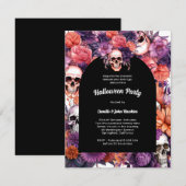 Elegant Eerie Affair: Een verfijnde Halloween Kaart (Voorkant / Achterkant)