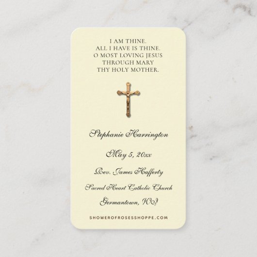 Elegant Eerste Heilige Communistische Partij Relig Kortingskaartje (Achterkant)