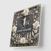 Elegant eerste Jubileum Vierkante Klok (Hoek)