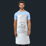 elegant eersterste kerstcadeau voor kerstcadeau schort<br><div class="desc">Het mooiste kerstcadeau voor kerstfeestjes. Het perfecte cadeau voor familie of vrienden,  pas je aan met je familienaam om het feestelijke seizoen te markeren</div>