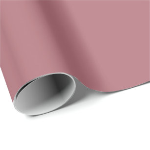 Elegant effen blanco Sjabloon effen kleur Roos gou Cadeaupapier