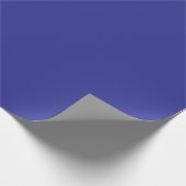 Elegant Effen Blauw Cadeaupapier (Hoek)