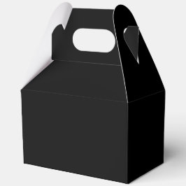 Elegant Effen Zwart Bedankdoosjes