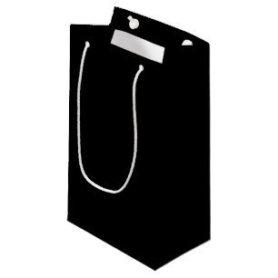 Elegant Effen Zwart Klein Cadeauzakje