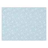 Elegant Eggshell Blue Tudor Gardens Floral Damask Tafelkleed (Voorkant (Horizontaal))