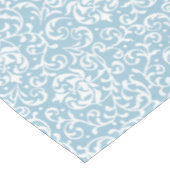 Elegant Eggshell Blue Tudor Gardens Floral Damask Tafelkleed (Gekanteld)