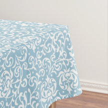 Elegant Eggshell Blue Tudor Gardens Floral Damask
