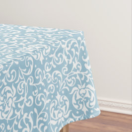 Elegant Eggshell Blue Tudor Gardens Floral Damask Tafelkleed