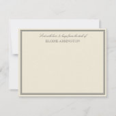 Elegant Eggshell verzonden met Love & Hugs Notitiekaartje (Voorkant)