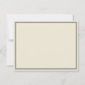 Elegant Eggshell verzonden met Love & Hugs Notitiekaartje (Achterkant)