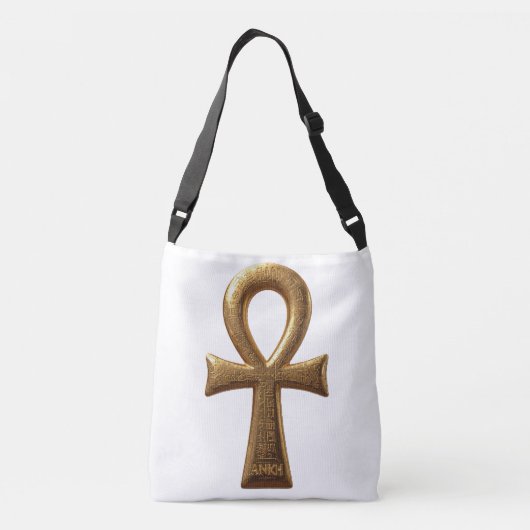 Elegant Egyptian Ankh Symbol Tote Bag  (Achterkant)