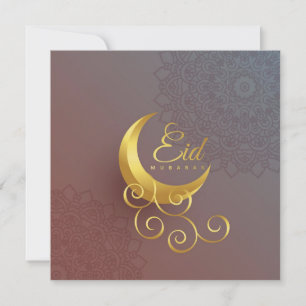 Elegant Eid al-Fitr Crescent Moon