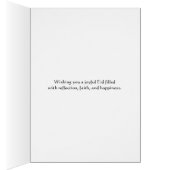 Elegant Eid Kaart – Vrede, Licht en Dankbaarheid (Binnen (Rechts))