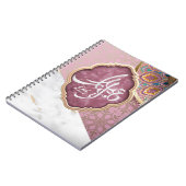 Elegant Eid Mubarak Arabische Kalligrafie Notitieboek (Linkerzijde)