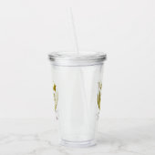 Elegant Eid Mubarak Gold Moon Star Acryl Drinkbeker (Links)