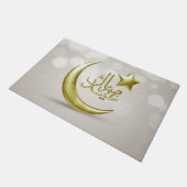 Elegant Eid Mubarak Gold Moon Star - Doormat Deurmat (Schuin)