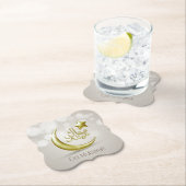 Elegant Eid Mubarak Gold Moon Star - Papieren Onde Kartonnen Onderzetters (Insitu)