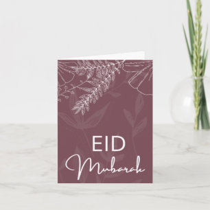 elegant eid mubarak kaart