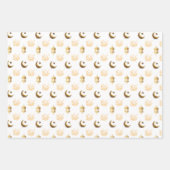 Elegant Eid Mubarak Kalligrafie goud Inpakpapier Vel (Voorkant 2)