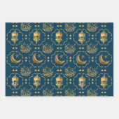 Elegant Eid Mubarak Kalligrafie goud Inpakpapier Vel (Voorkant)