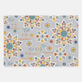 Elegant Eid Mubarak Kalligrafie kleurrijk Inpakpapier Vel (Voorkant 2)