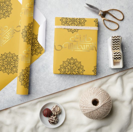 Elegant Eid Wrapping Paper_Mandala- 6ft Roll Cadeaupapier (Crafts)