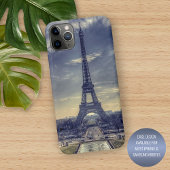 Elegant  Eiffel Tower Paris Frankrijk Foto Case-Mate iPhone Case