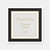 Elegant. Eigen servetten voor repetitie (Voorkant)