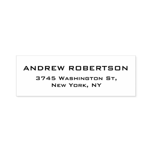 Elegant eigentijds uniek  zelfinktende stempel (Design)