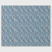 Elegant eigentijds Wavy Lines inpakpapier (Vlak)