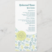 Elegant eiken boom, restaurant Slimline Menu (Voorkant)