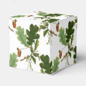 Elegant eikenblad en eikel bedankdoosjes (Achterkant)