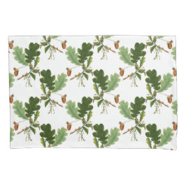 Elegant eikenblad en eikel kussensloop