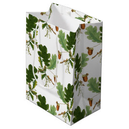 Elegant eikenblad en eikel medium cadeauzakje