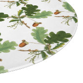 Elegant eikenblad en eikel snijplank (Hoek)