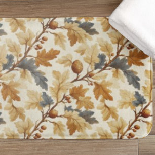 Elegant eikenblad & Pinecone Herfst Pattern Badmat