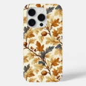 Elegant eikenblad & Pinecone Herfst Pattern Case-Mate iPhone Case (Achterkant)