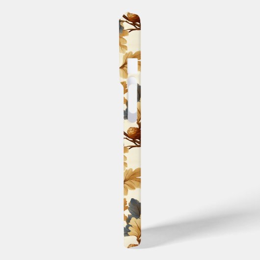 Elegant eikenblad & Pinecone Herfst Pattern Case-Mate iPhone Case (Achterkant / Links)