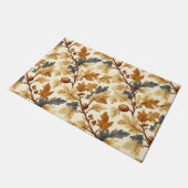 Elegant eikenblad & Pinecone Herfst Pattern Deurmat (Schuin)