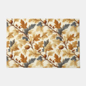 Elegant eikenblad & Pinecone Herfst Pattern Deurmat (Voorkant)