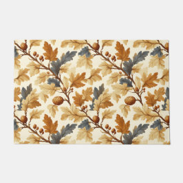 Elegant eikenblad & Pinecone Herfst Pattern Deurmat