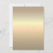 Elegant eindexamenfeestje goud en zilver kaart (Achterkant)