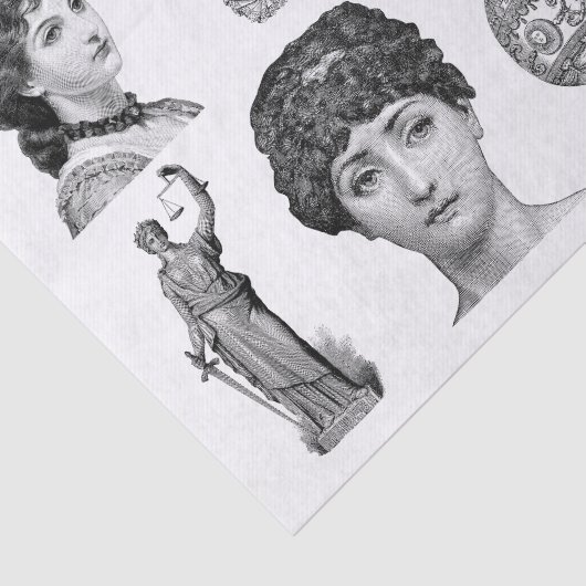  Elegant Elegance Decoupage Collage Tissue Tissuepapier (Detail)