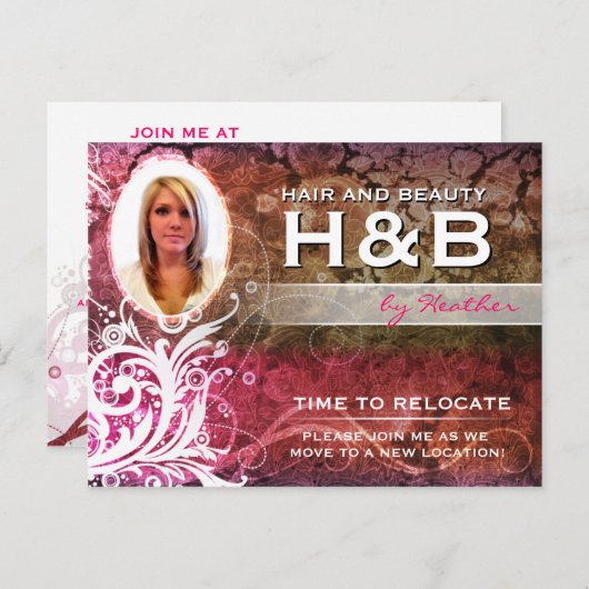 Elegant & Elegant bloei het Briefkaart van de (Voorkant / Achterkant)