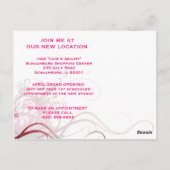 Elegant & Elegant bloei het Briefkaart van de (Achterkant)