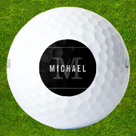 Elegant Elegant Custom Name Monogram Gepersonalise Golfballen