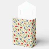 Elegant Elegant voor aangepast Logo Red Blue Taupe Bedankdoosjes (Geopend)