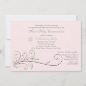 Elegant Element Religieuze Occasie Uitnodiging (Voorkant)