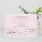 Elegant Element Religieuze Occasie Uitnodiging (Staand voorkant)